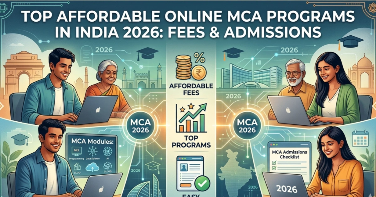 Top Affordable Online MCA Programs in India 2026: Fees & Admissions
