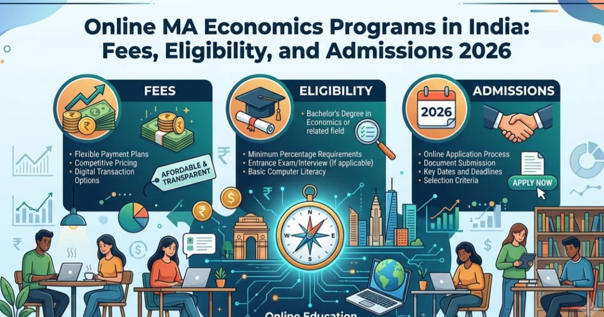 Online MA Economics Programs in India: Fees, Eligibility, and Admissions 2026