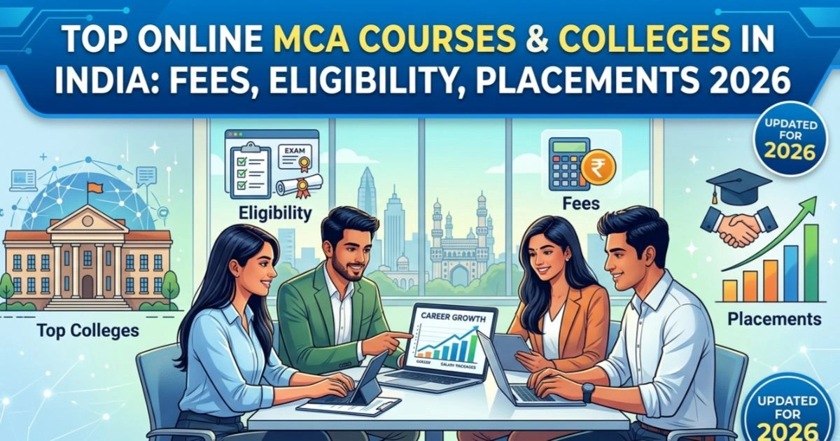 Top Online MCA Courses & Colleges in India: Fees, Eligibility, Placements 2026