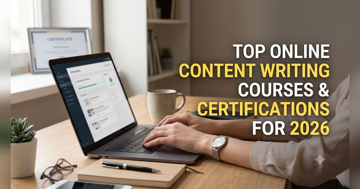 Top Online Content Writing Courses & Certifications for 2026