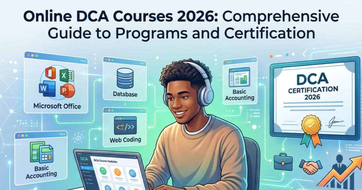 Online DCA Courses 2026: Comprehensive Guide to Programs and Certification