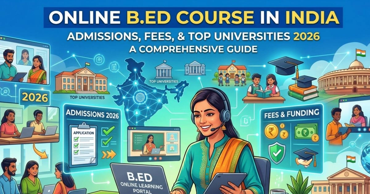 Online B.Ed Course in India: Admissions, Fees, & Top Universities 2026