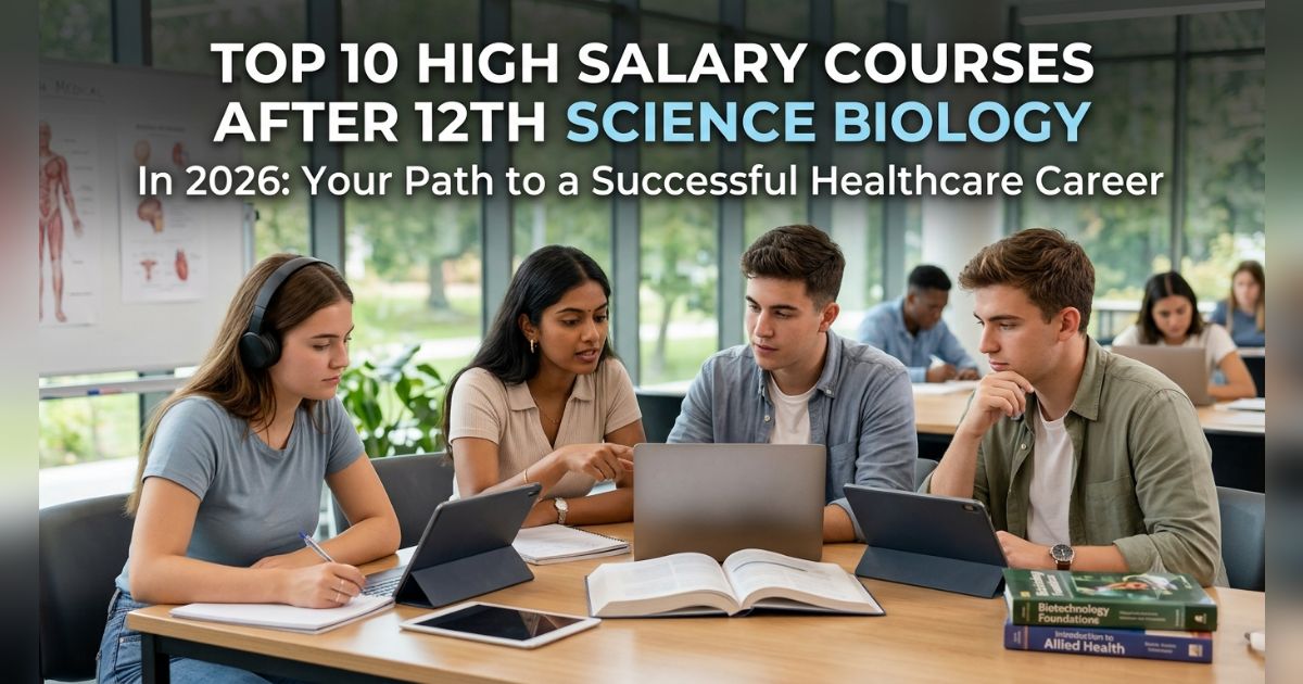 Top 10 High Salary Courses After 12th Science Biology in 2026