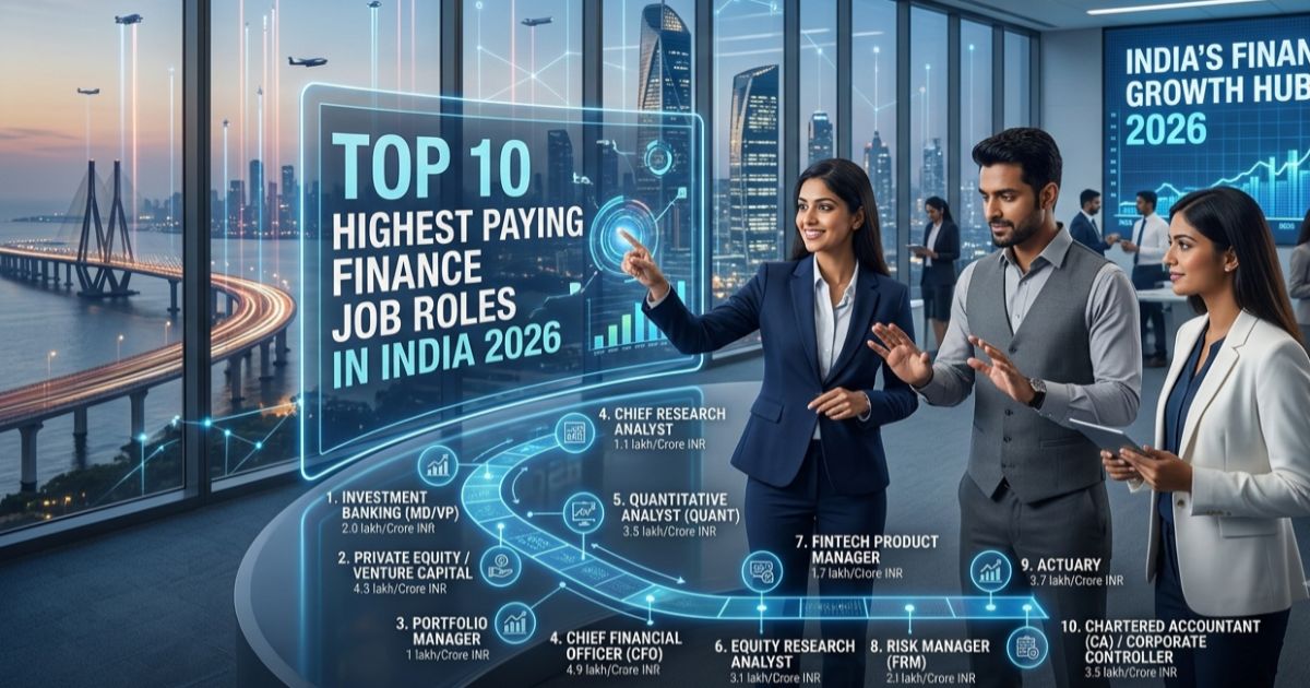 Top 10 Highest Paying Finance Job Roles in India 2026