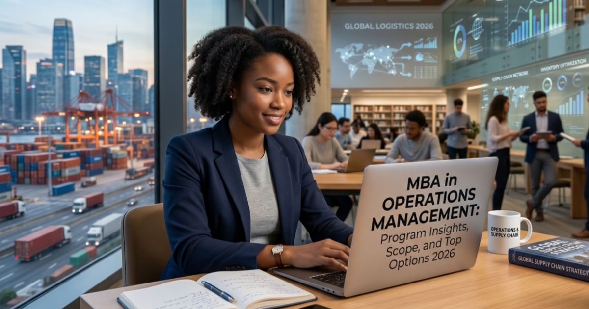 MBA in Operations Management: Program Insights, Scope, and Top Options 2026