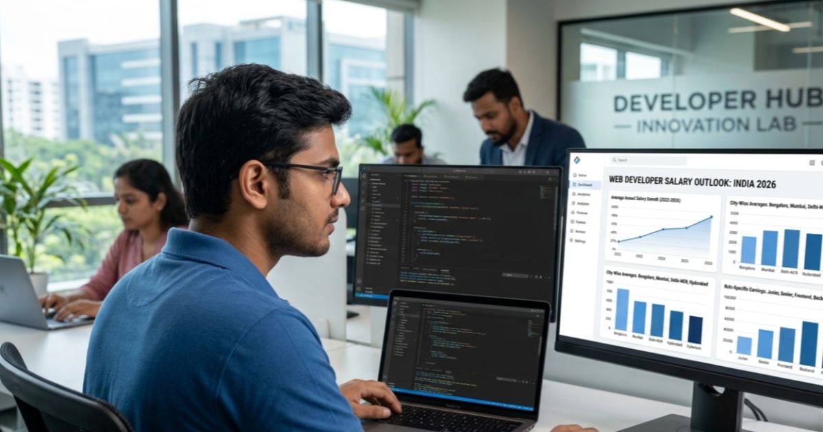 Web Developer Salary in India 2026: Averages, City-Wise, and Role-Specific Earnings