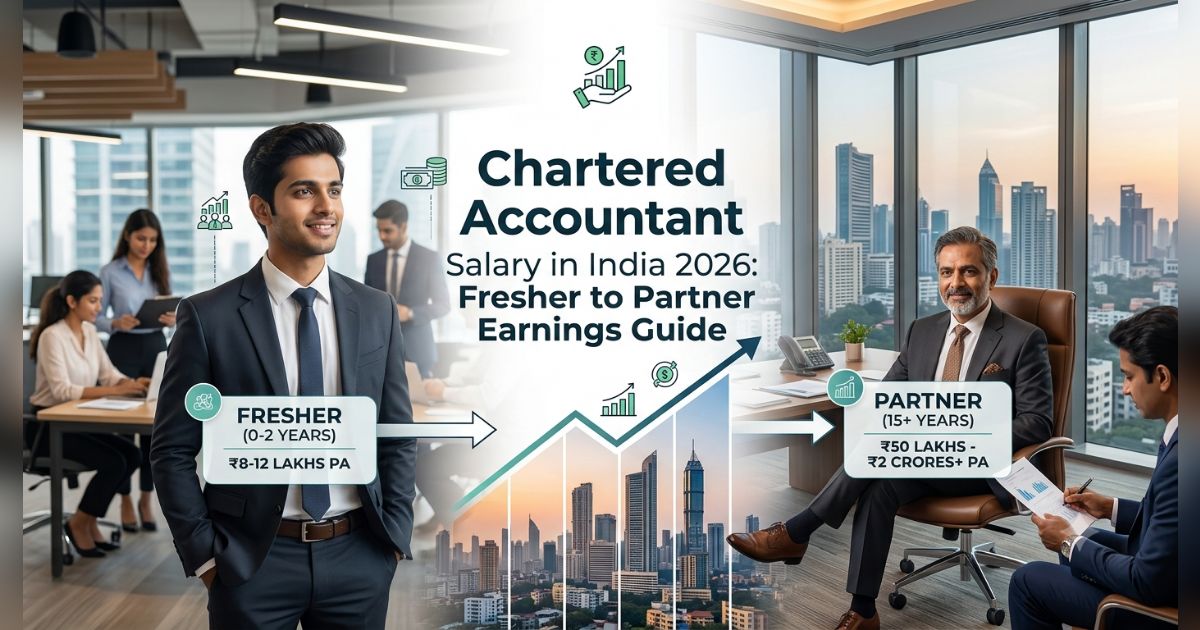 Chartered Accountant Salary in India 2026: Fresher to Partner Earnings Guide