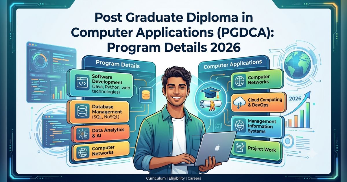 Post Graduate Diploma in Computer Applications (PGDCA): Program Details 2026