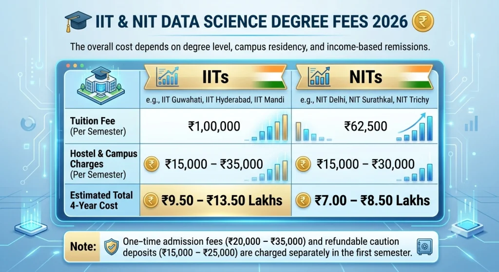 IIT NIT Data Science Degree Fees