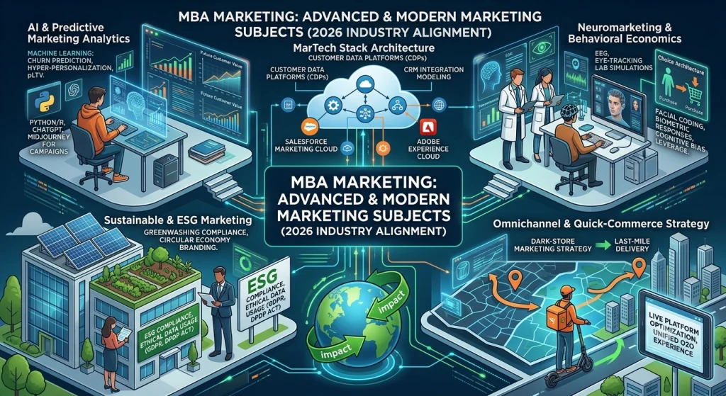 mba marketing subjects