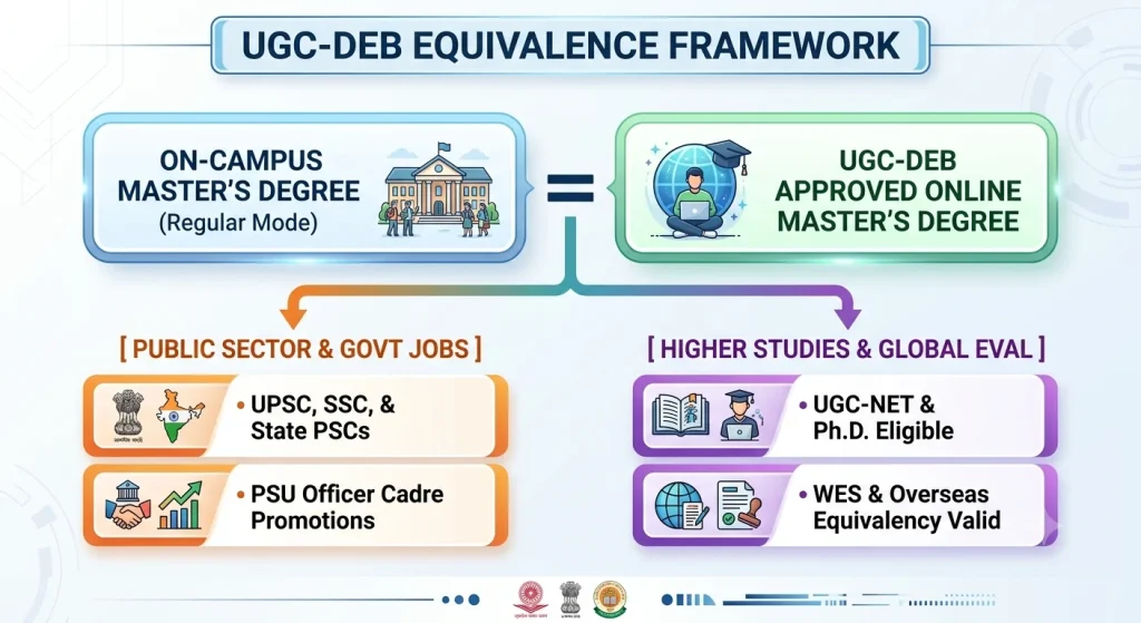UGC deb online masters degree
