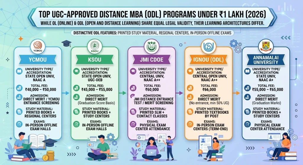 top distance mba colleges